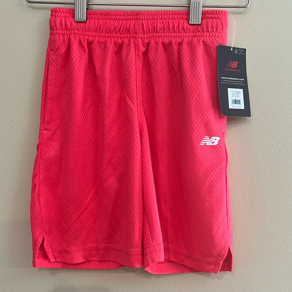 Boys New Balance Lb Active Shorts Size Large (7) NWT